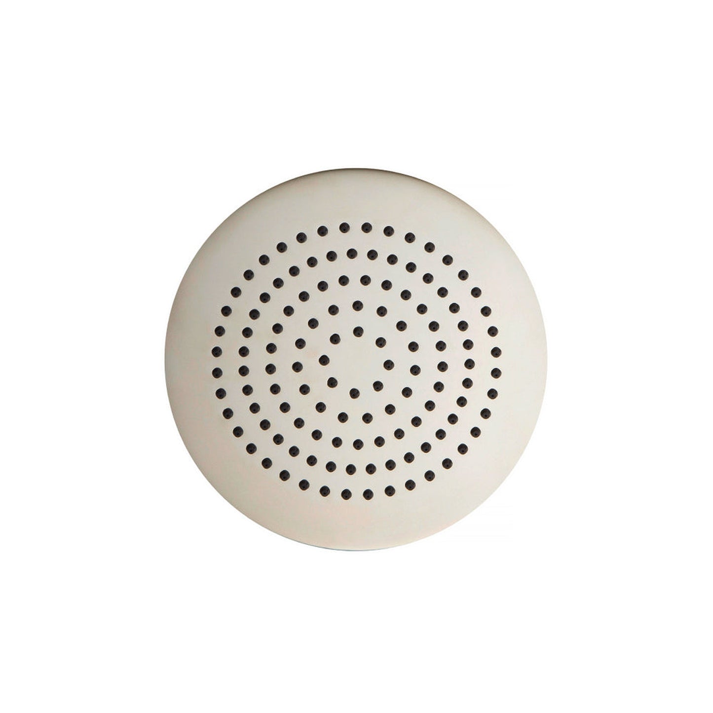 Flusso Faucets Universal Fixtures 6" Single Function Round Polished Nickel PVD Solid Brass Rain Shower Head