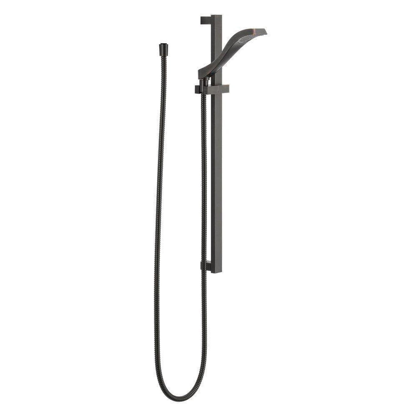 Fontana Creative Luxury Matte Black Square Wall-Mounted Shower Head Rainfall Shower System With 3-Way Touch Button Thermostatic Concealed Brass Mixer and Hand Shower