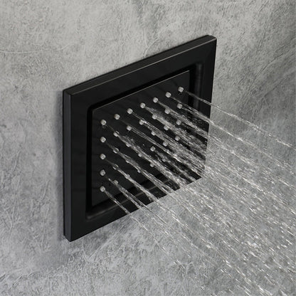 Fontana Lima Matte Black Rainfall Waterfall Shower System