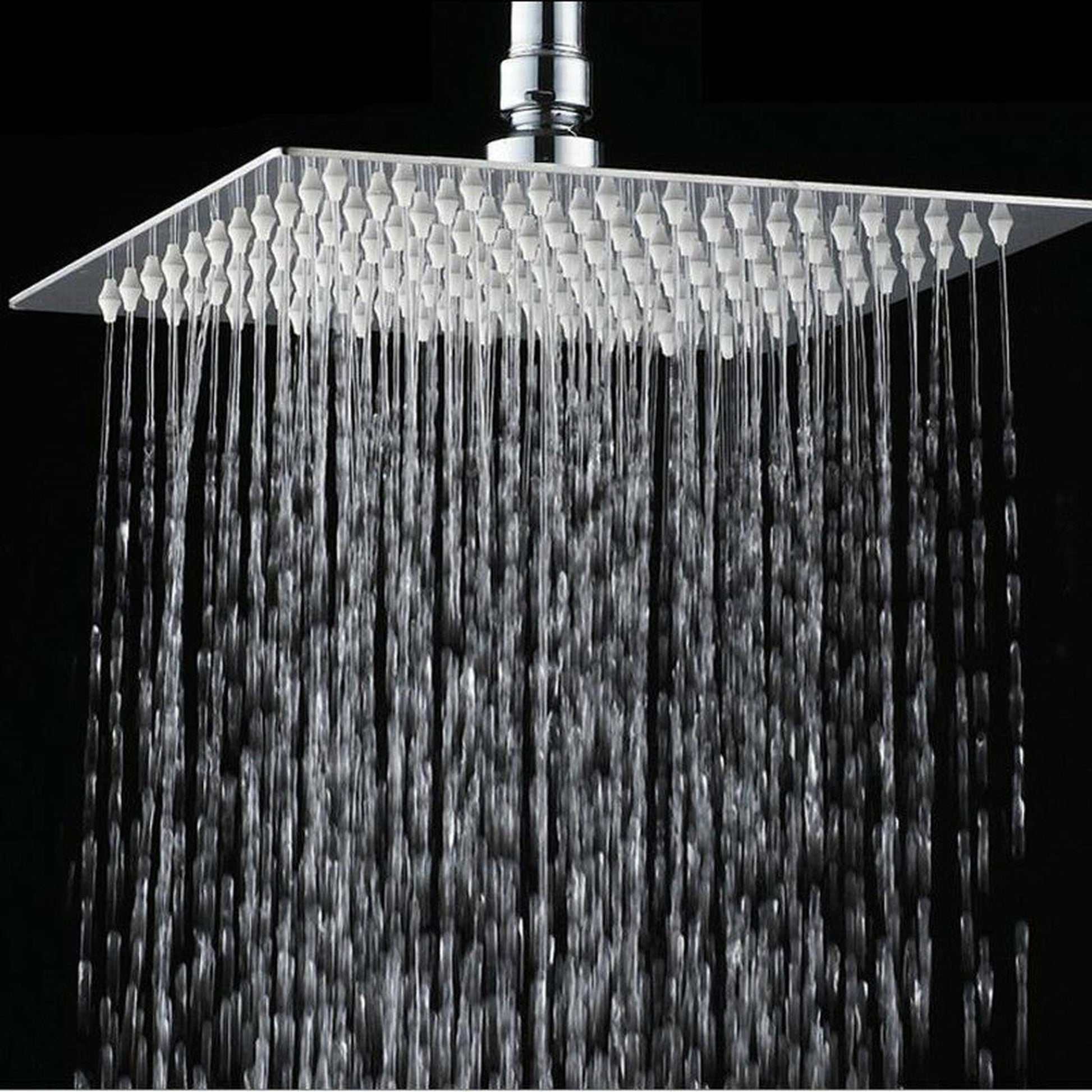 Fontana Reno 10" Chrome Round Ceiling Mounted Rainfall Shower System With 6-Body Massage Jets and Hand Shower