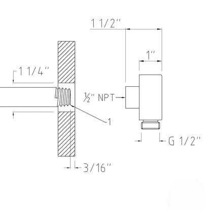 Fontana Reno 10" Chrome Square Ceiling Mounted Rainfall Shower System With 6-Body Massage Jets and Hand Shower