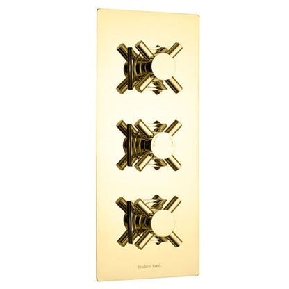 Fontana Reno 10" Gold Square Ceiling Mounted Rainfall Shower System With 6-Body Massage Jets and Hand Shower