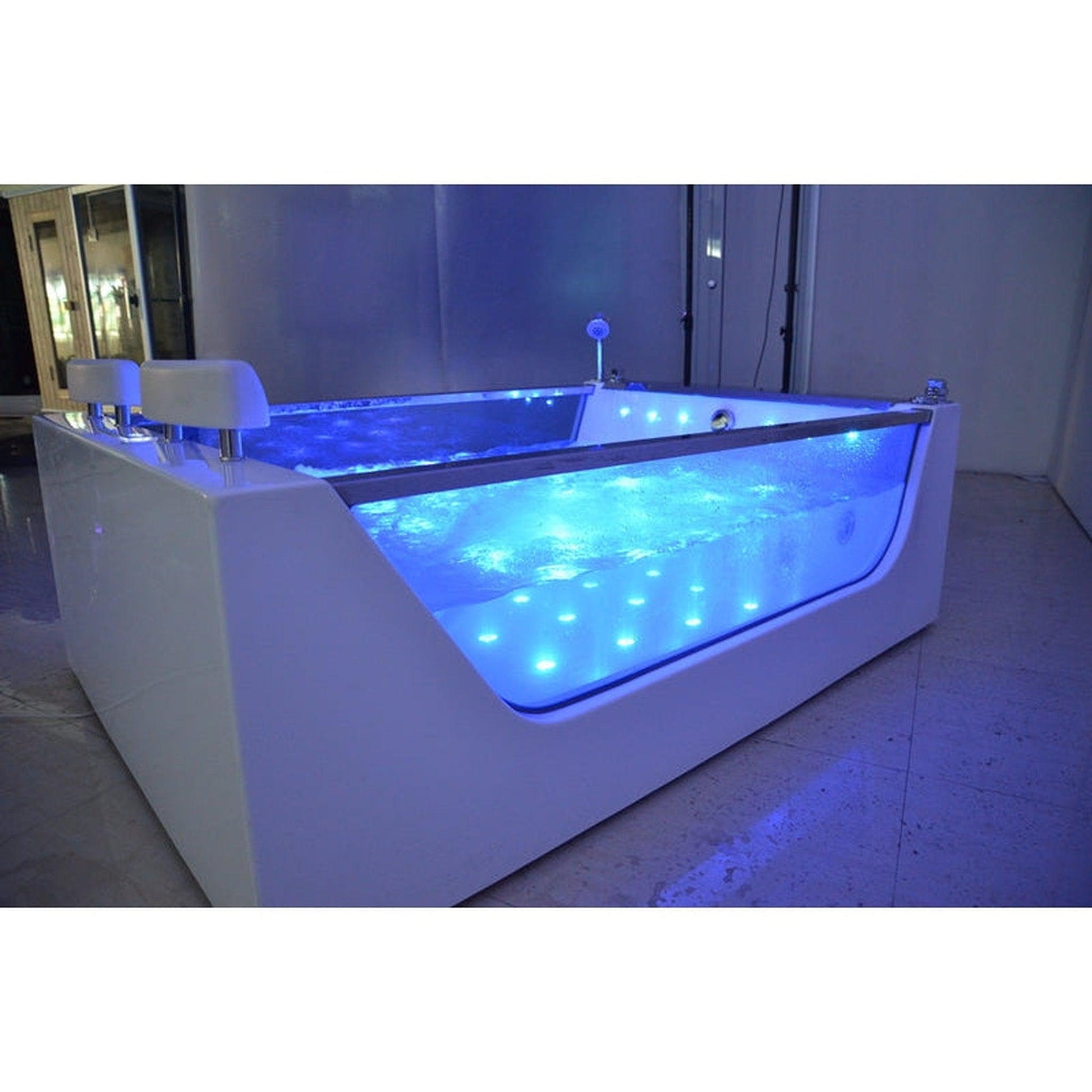 Fontana Sierra Whirlpool Massage Indoor Bathtub with TV at  , Jacuzzi Tub With Built In tv