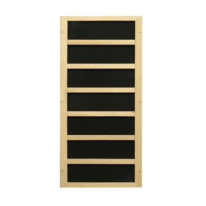 Golden Designs Dynamic Gracia 1-2 Person Low EMF FAR Infrared Carbon Sauna in Canadian Hemlock