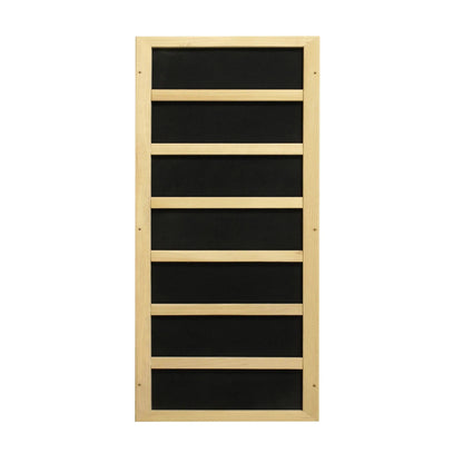 Golden Designs Dynamic Lugano Elite 3-Person Ultra Low EMF FAR Infrared Carbon Sauna in Canadian Hemlock