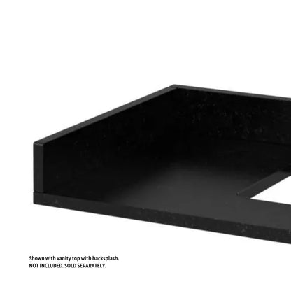 Hardware Resources Jeffrey Alexander 21" x 4" Black Granite Sidesplash