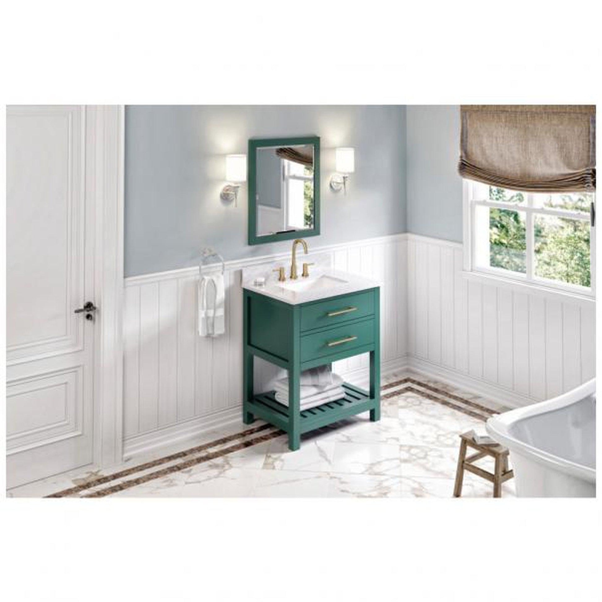 Hardware Resources Jeffrey Alexander 2nd Gen Cade 24" x 28" Green Mirror