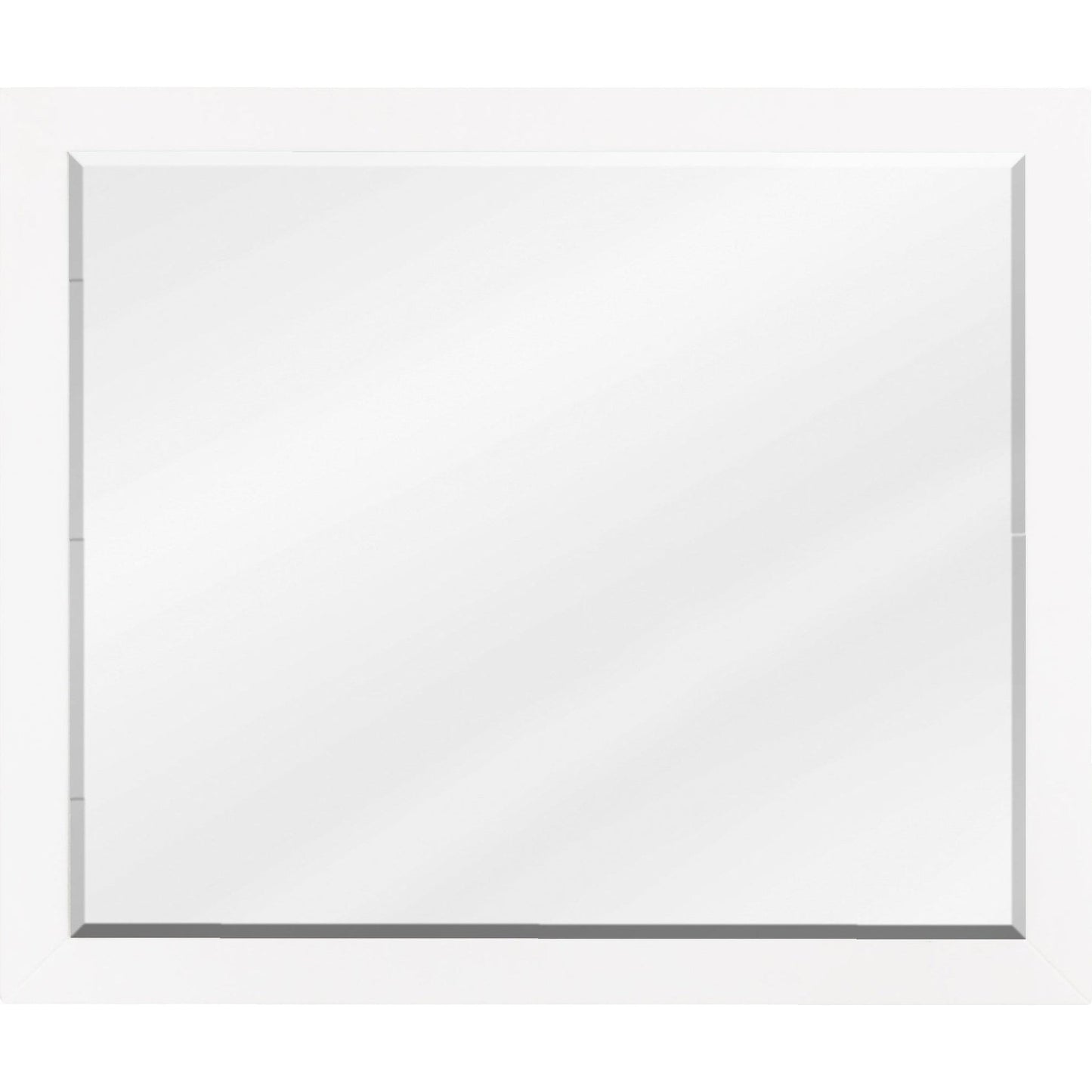 Hardware Resources Jeffrey Alexander 2nd Gen Cade 33" x 28" White Mirror