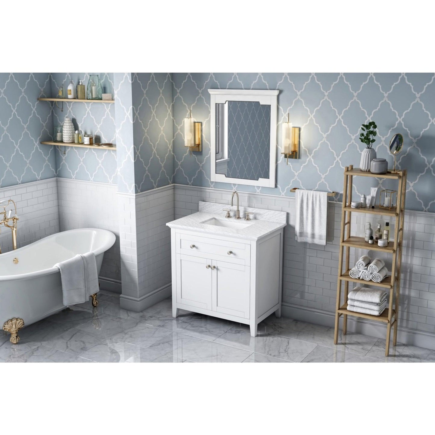 Hardware Resources Jeffrey Alexander 2nd Gen Chatham Vanities White