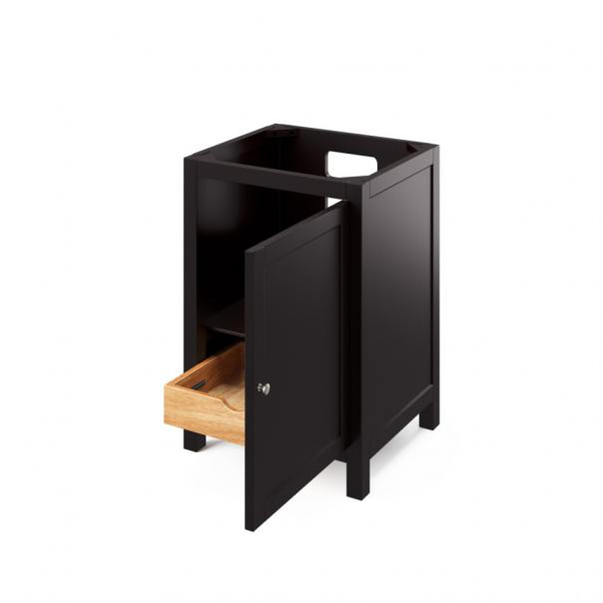 Hardware Resources Jeffrey Alexander Astoria 24" Espresso Freestanding Vanity With Boulder Cultured Marble Vanity Top, Backsplash and Rectangle Undermount Sink