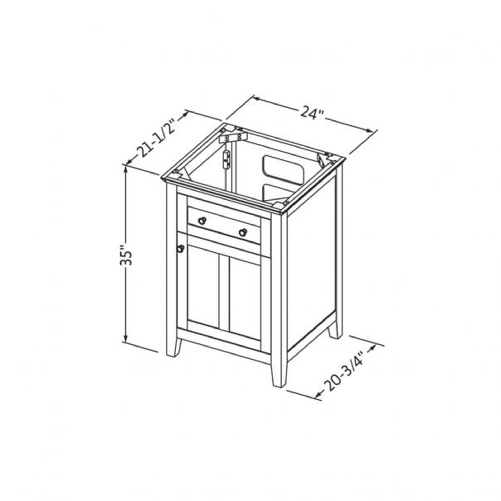 Hardware Resources Jeffrey Alexander Chatham 24" Gray Freestanding Vanity With Boulder Cultured Marble Vanity Top, Backsplash and Rectangle Undermount Sink