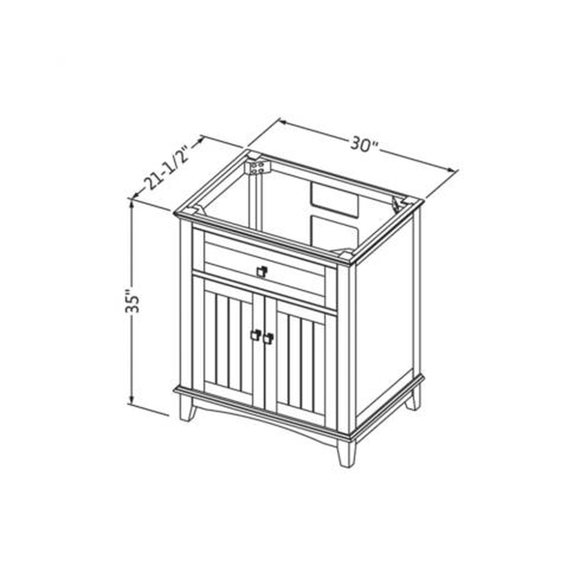 Hardware Resources Jeffrey Alexander Savino 30" Gray Freestanding Vanity With Black Granite Vanity Top, Backsplash and Rectangle Undermount Sink