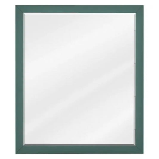 Hardware Resources Jeffrey Alexander Silver Label Adler 24" x 28" Forest Green Framed Mirror