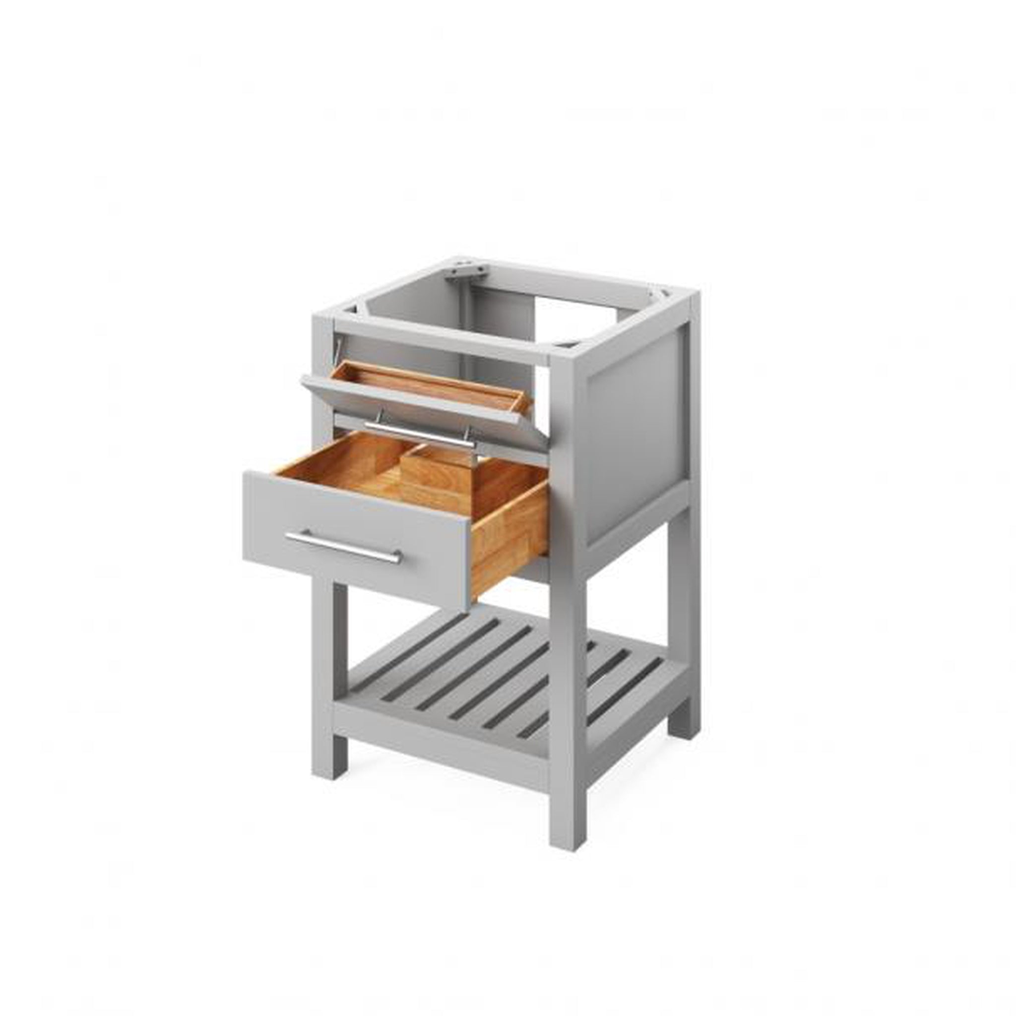 Hardware Resources Jeffrey Alexander Wavecrest 24" Gray Freestanding V