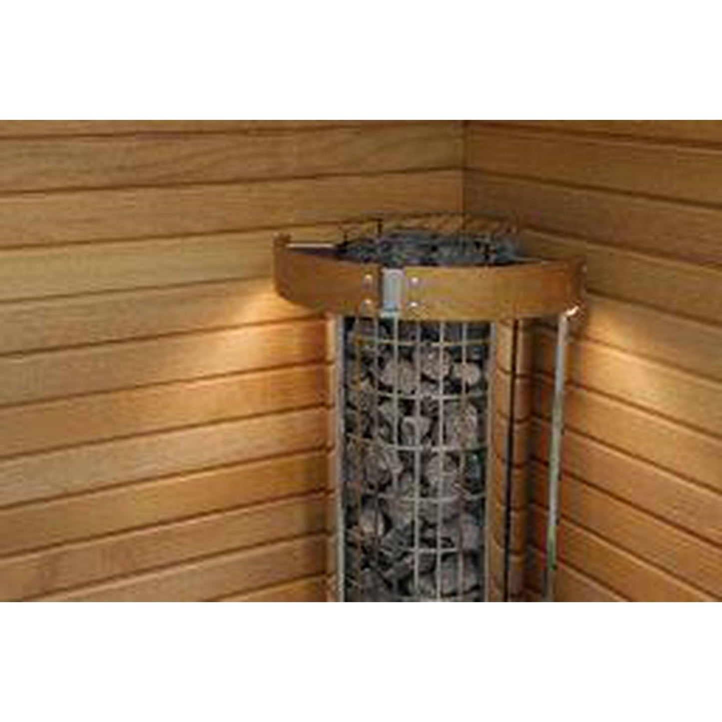 Harvia Cilindro Half Series 8 kW 240V 1PH Freestanding Stainless Steel Electric Sauna Heater