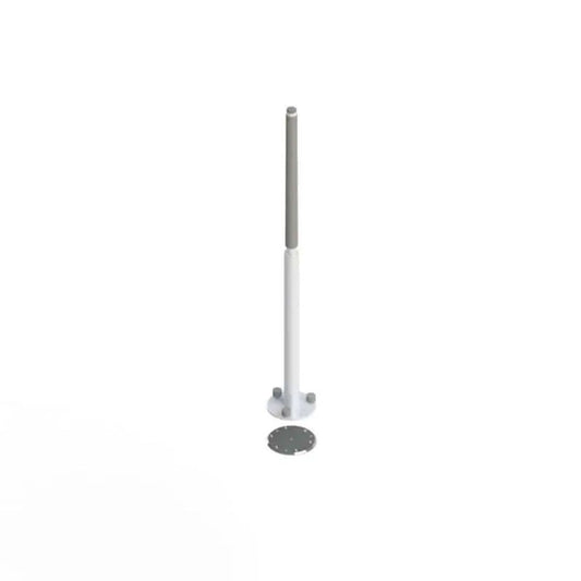 HealthCraft Advantage Pole White Floor Mounted Portable Bariatric Grab Bar