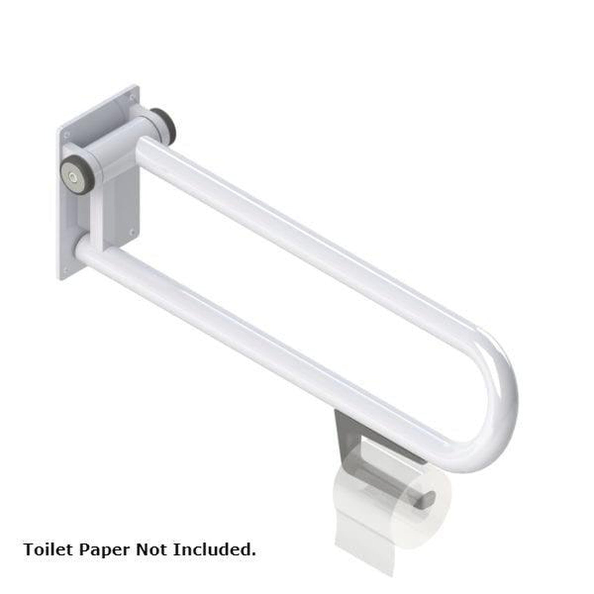 HealthCraft PT Rail Grey Toilet Roll Holder