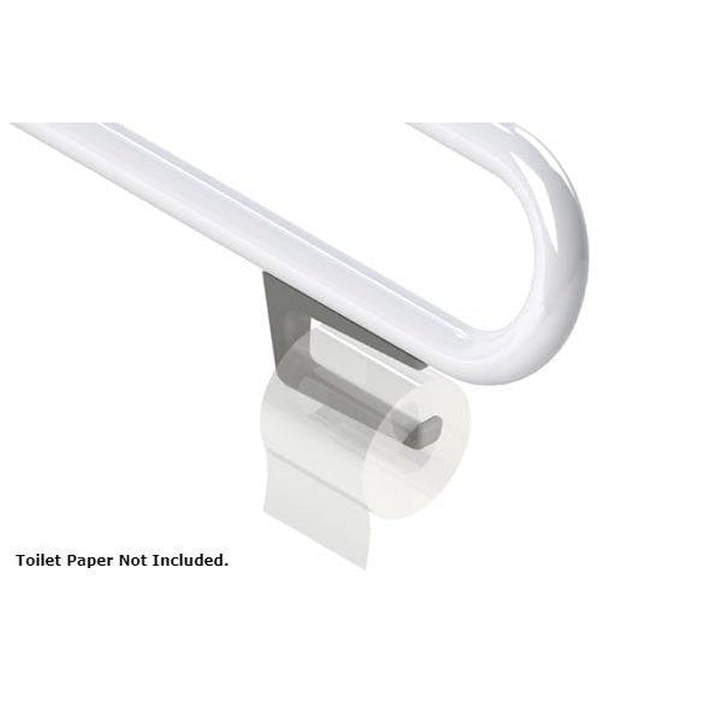 HealthCraft PT Rail Grey Toilet Roll Holder