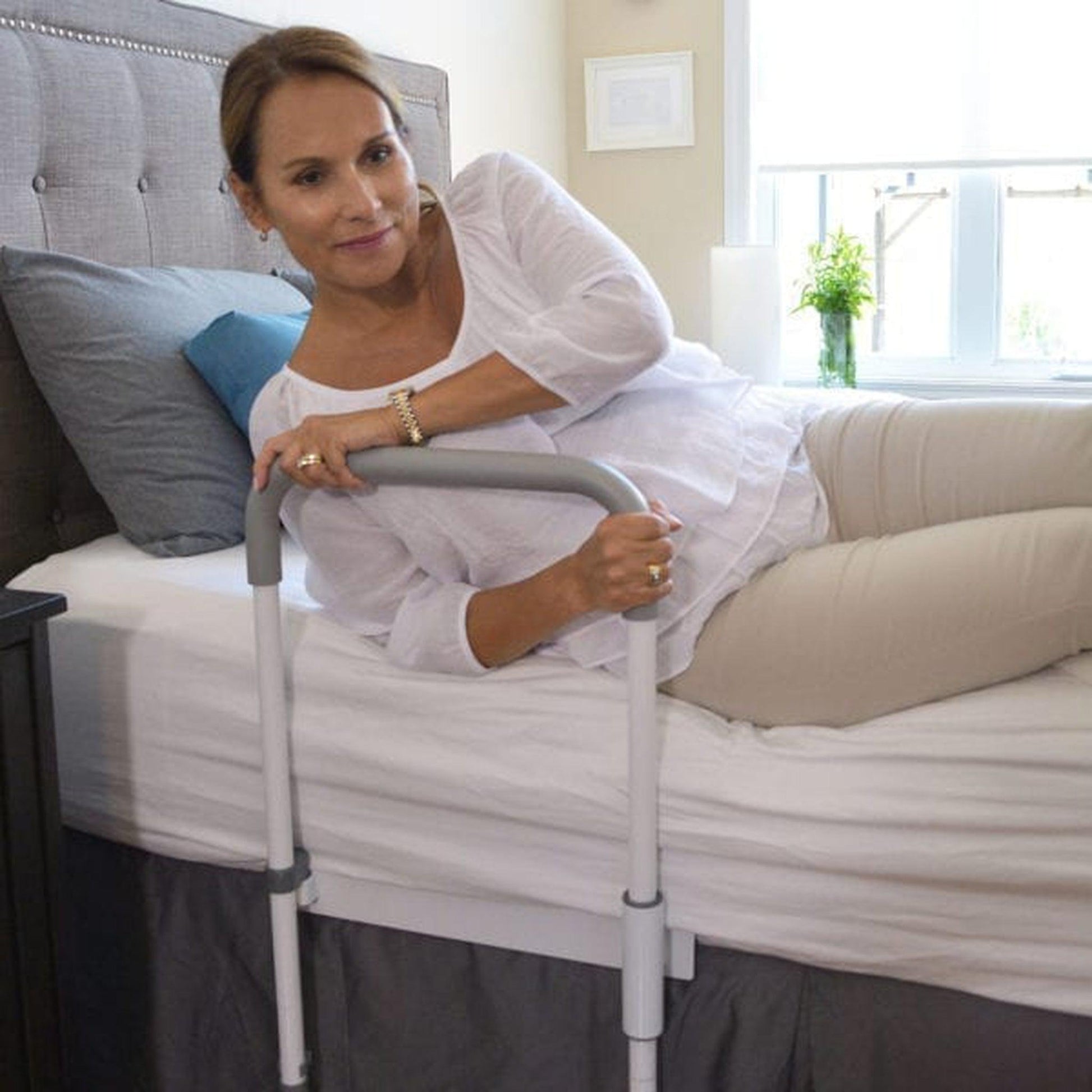 HealthCraft Smart-Rail 16" White Ergonomic Bed Support