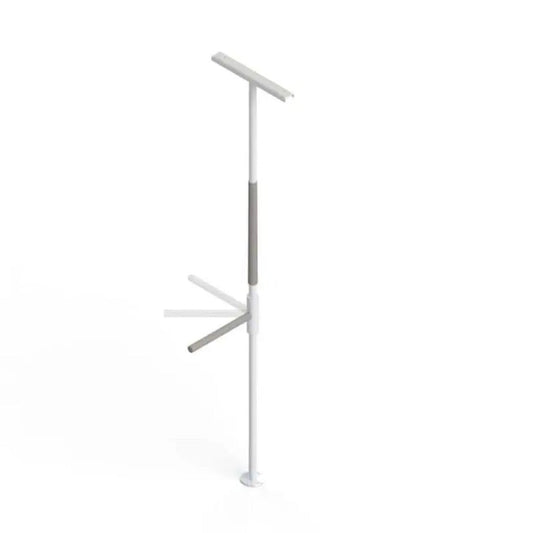 HealthCraft SuperPole White With SuperBar Floor to Ceiling Safety Pole
