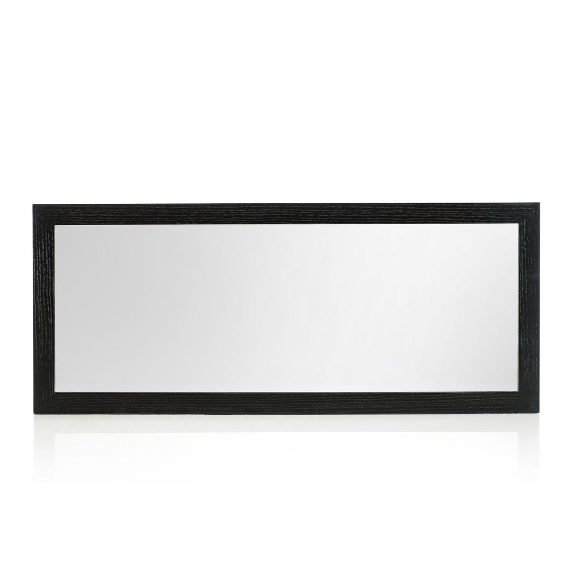 HomeRoots 20" MDF And Glass Mirror In Black