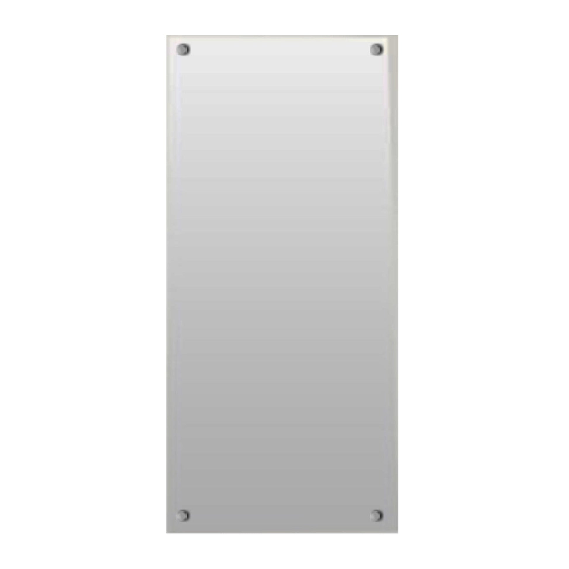 HomeRoots 20" MDF And Glass Mirror In White