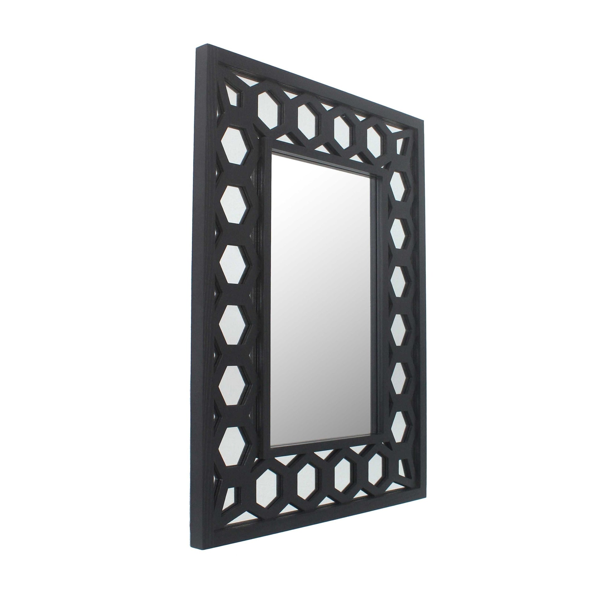 HomeRoots Black Vintage Dressing Mirror