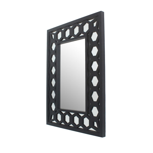 HomeRoots Black Vintage Dressing Mirror