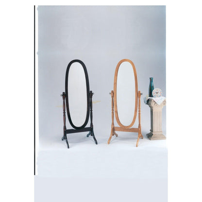 HomeRoots Fynn Cheval Mirror In Oak Finish