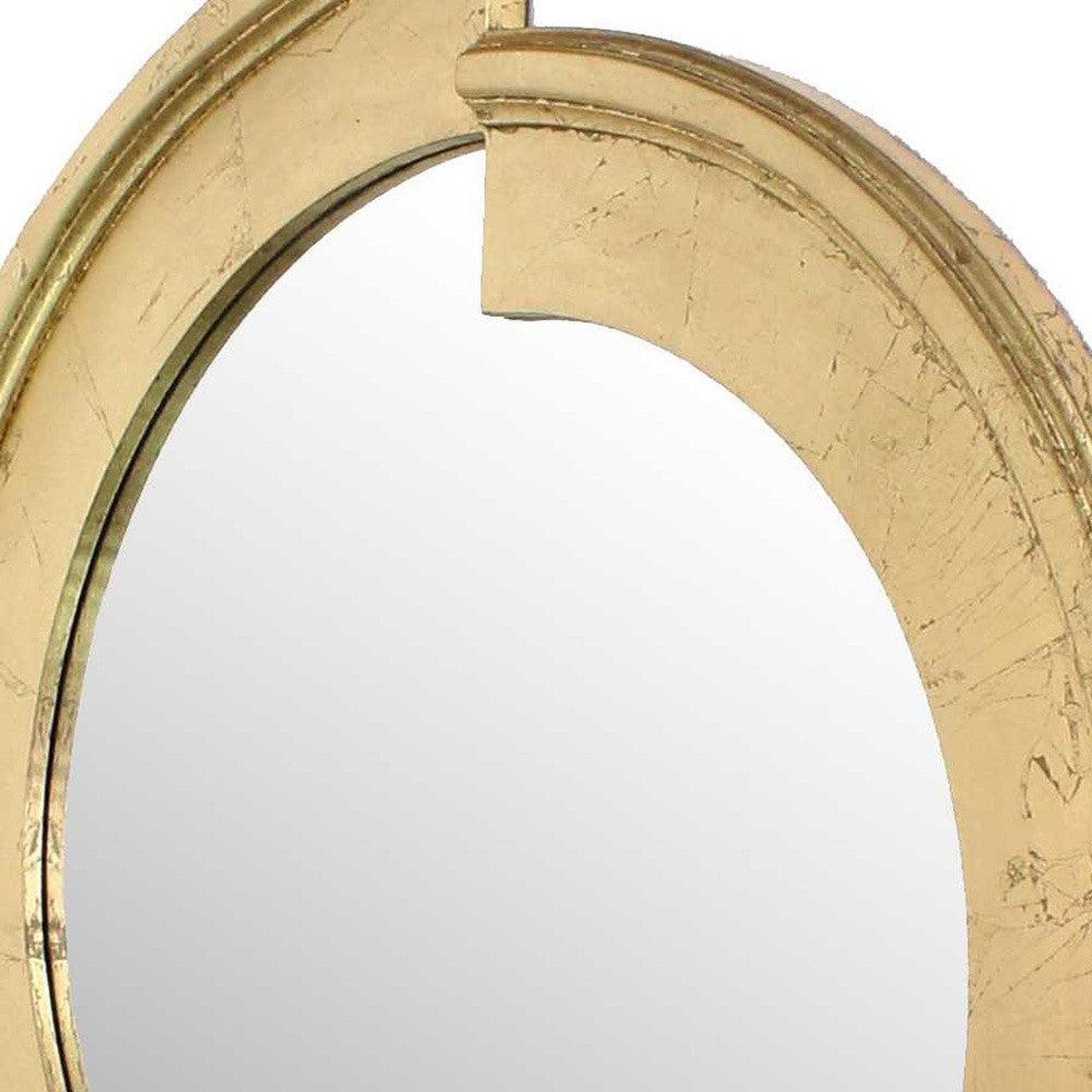 HomeRoots Gold Stylish Dressing Mirror