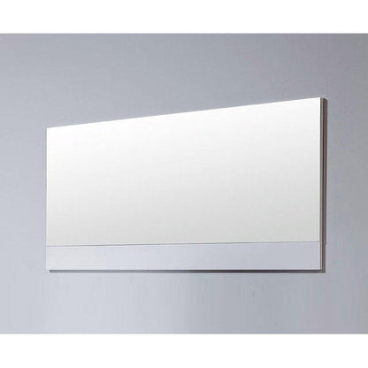 HomeRoots Modern Bedroom Mirror In White