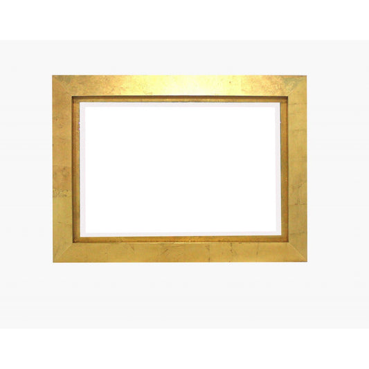 HomeRoots Rectangular Cosmetic Mirror In Gold Finish