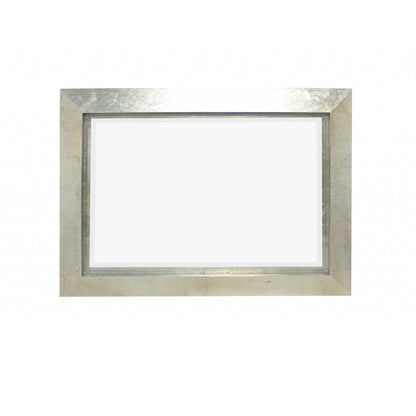 HomeRoots Rectangular Cosmetic Mirror In Silver Finish