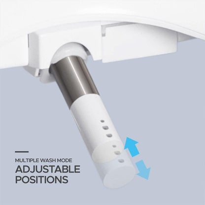 Hulife HLB-1000EC 21" Elongated White Electric Bidet Toilet Seat With Side Touch Control Panel