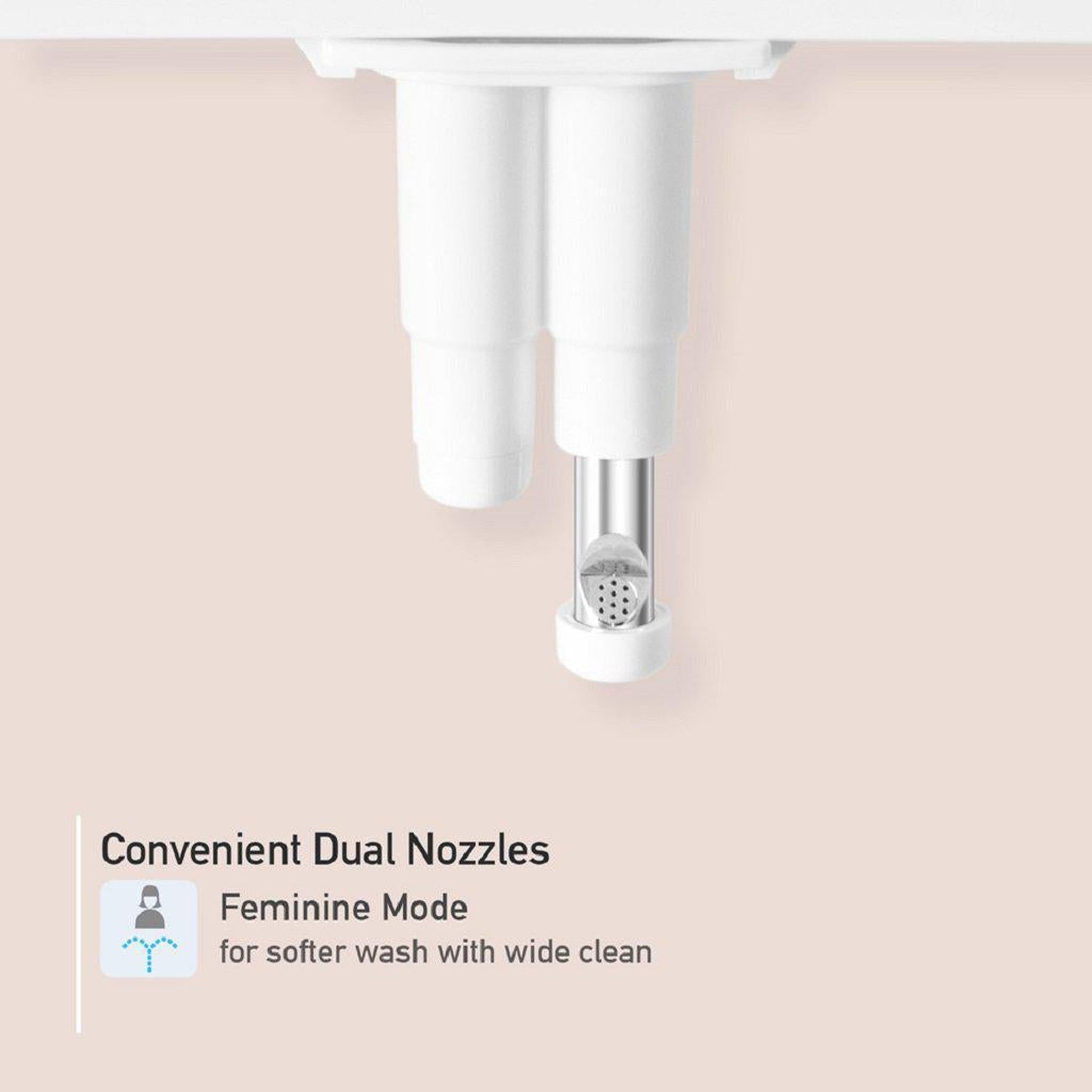 Hulife HLB-200 Non-Electric Dual Nozzle Bidet Toilet Attachment