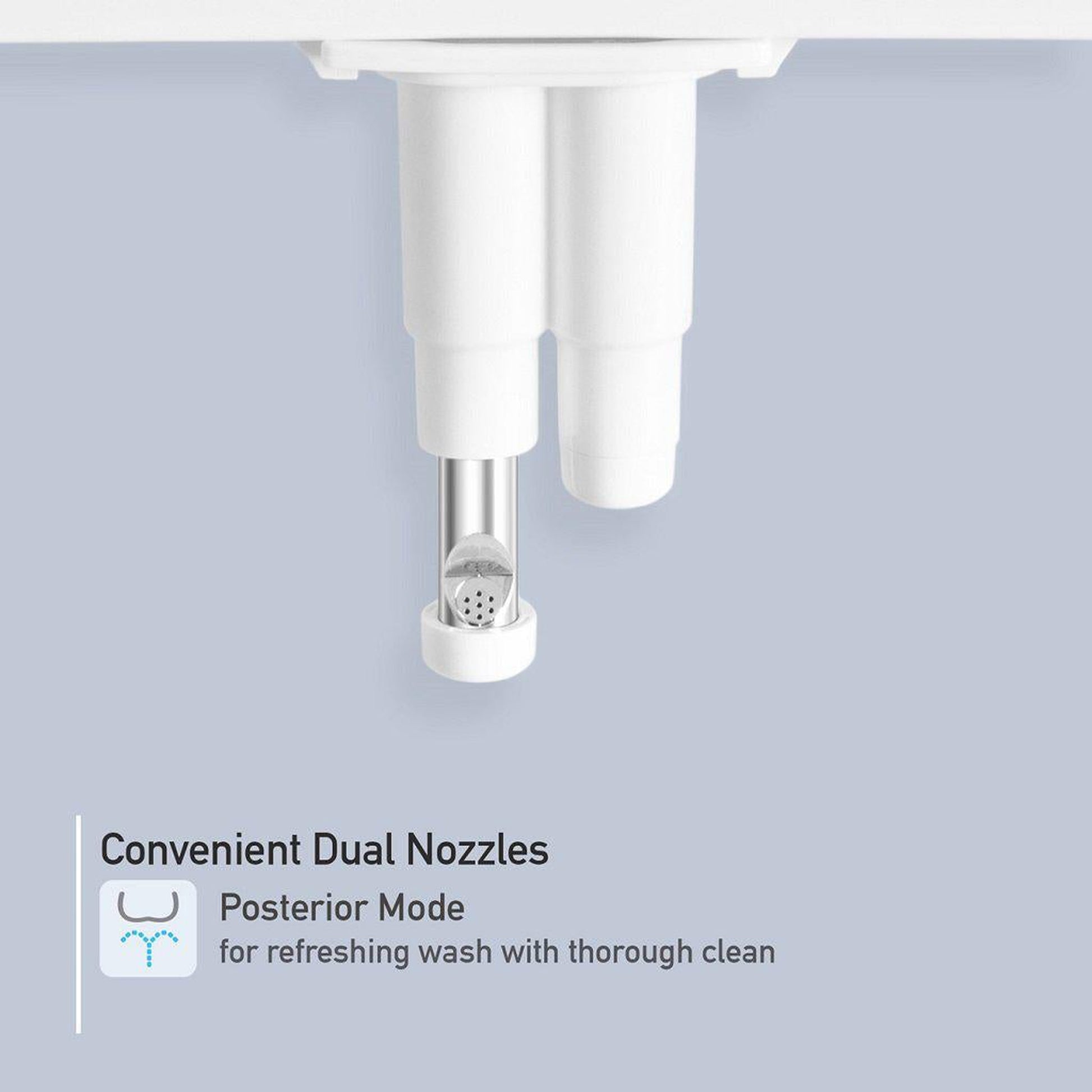 Hulife HLB-200 Non-Electric Dual Nozzle Bidet Toilet Attachment