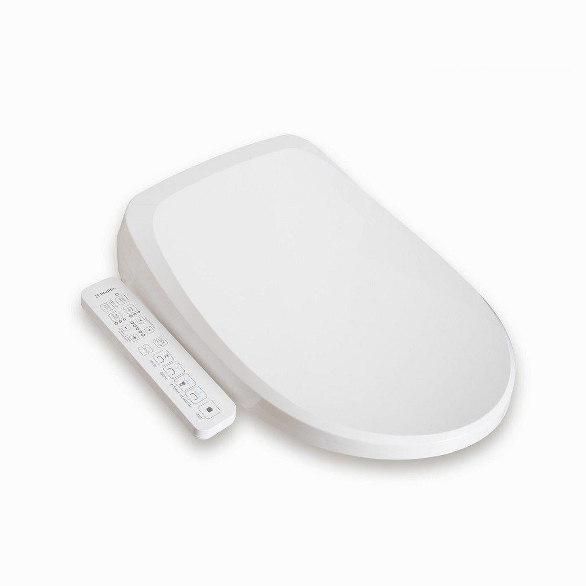 Hulife HLB-3000EC 21" Elongated White Electric Bidet Toilet Seat With Side Touch Control Panel