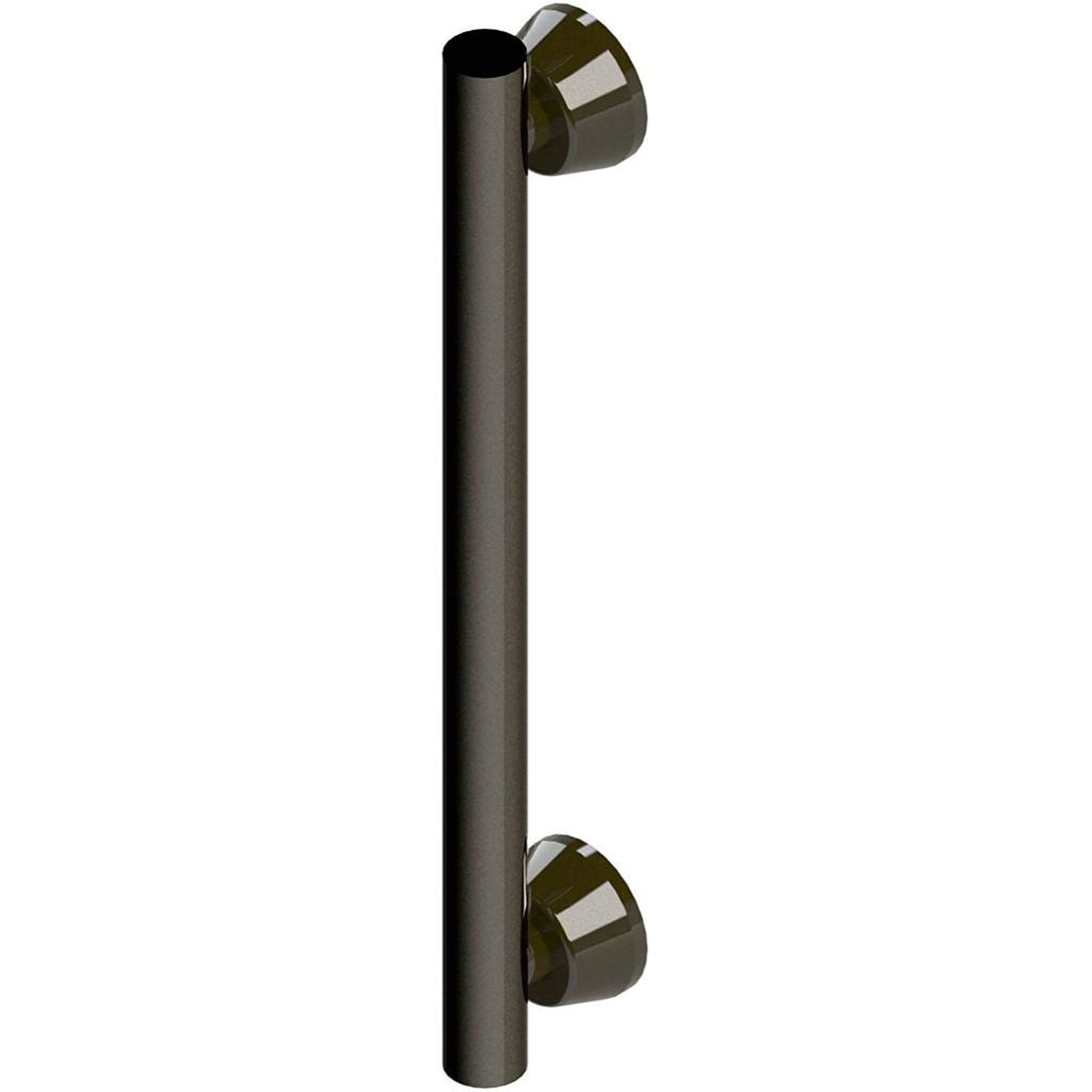 Invisia 12" Oil Rubbed Bronze Wall-Mounted Linear Bar With Integrated Grab Bar