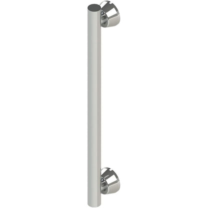 Invisia 24" Polished Chrome Wall-Mounted Linear Bar With Integrated Grab Bar
