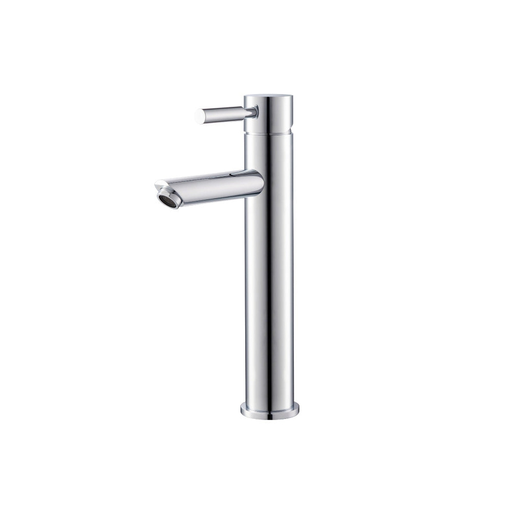 Isenberg Serie 100 12" Single-Hole Chrome Deck-Mounted Vessel Bathroom Sink Faucet