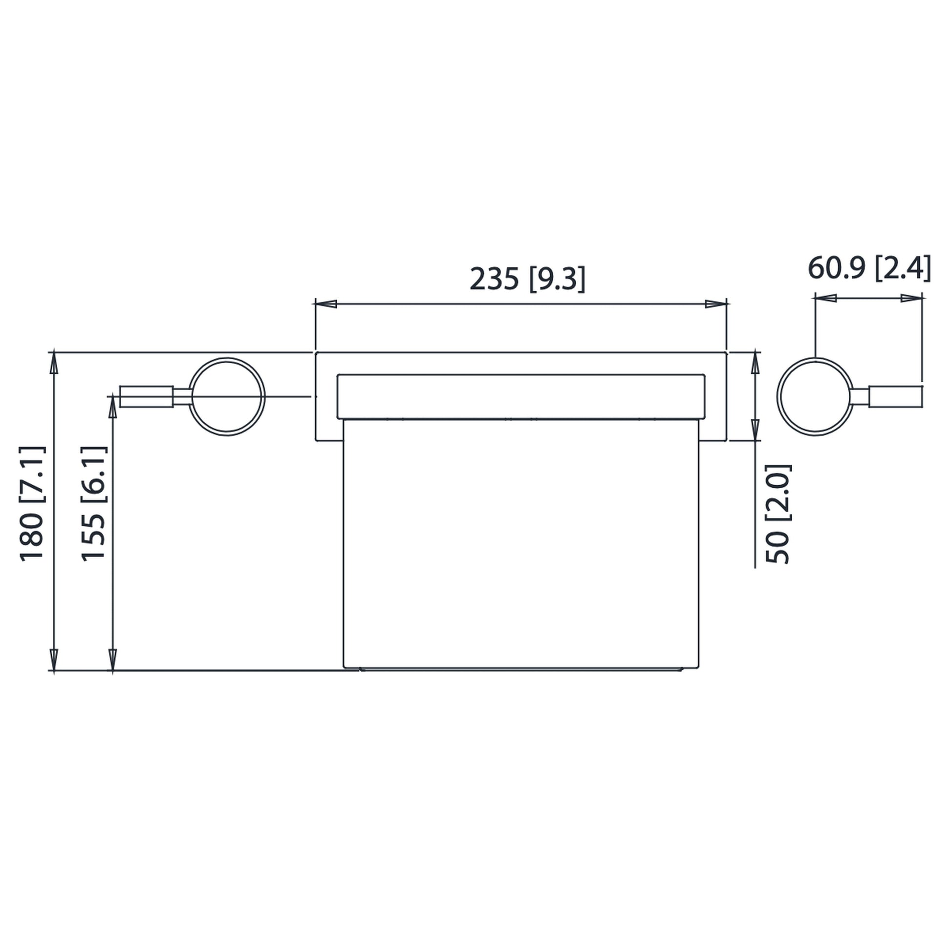 Isenberg Serie 100 18" Three-Hole Chrome Deck-Mounted Cascade / Sheet Flow Waterfall Roman Bathtub Faucet With Valve Set