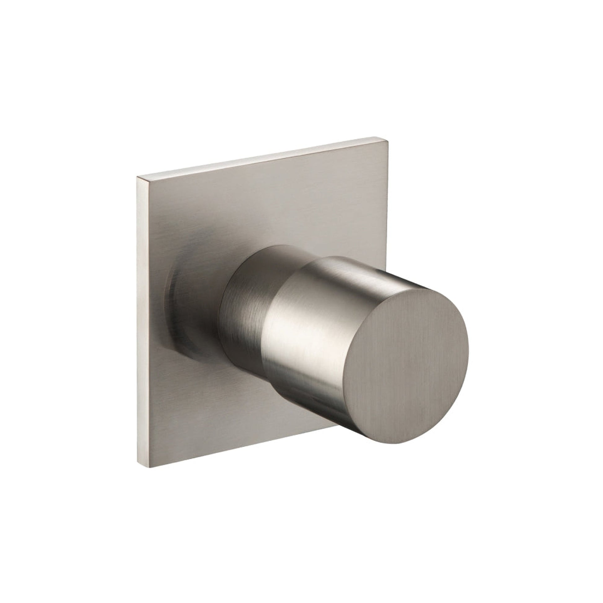 Isenberg Serie 100 3" Brushed Nickel PVD Wall Mounted Shower Faucet Trim With 0.75" Single-Output NPT Female Connection Volume Control Valve