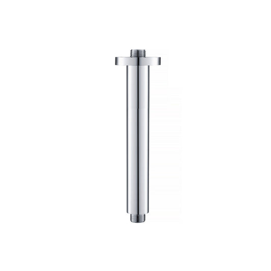 Isenberg Serie 100 8" Chrome Solid Brass Ceiling-Mounted Shower Arm With Adjustable Sliding Flange