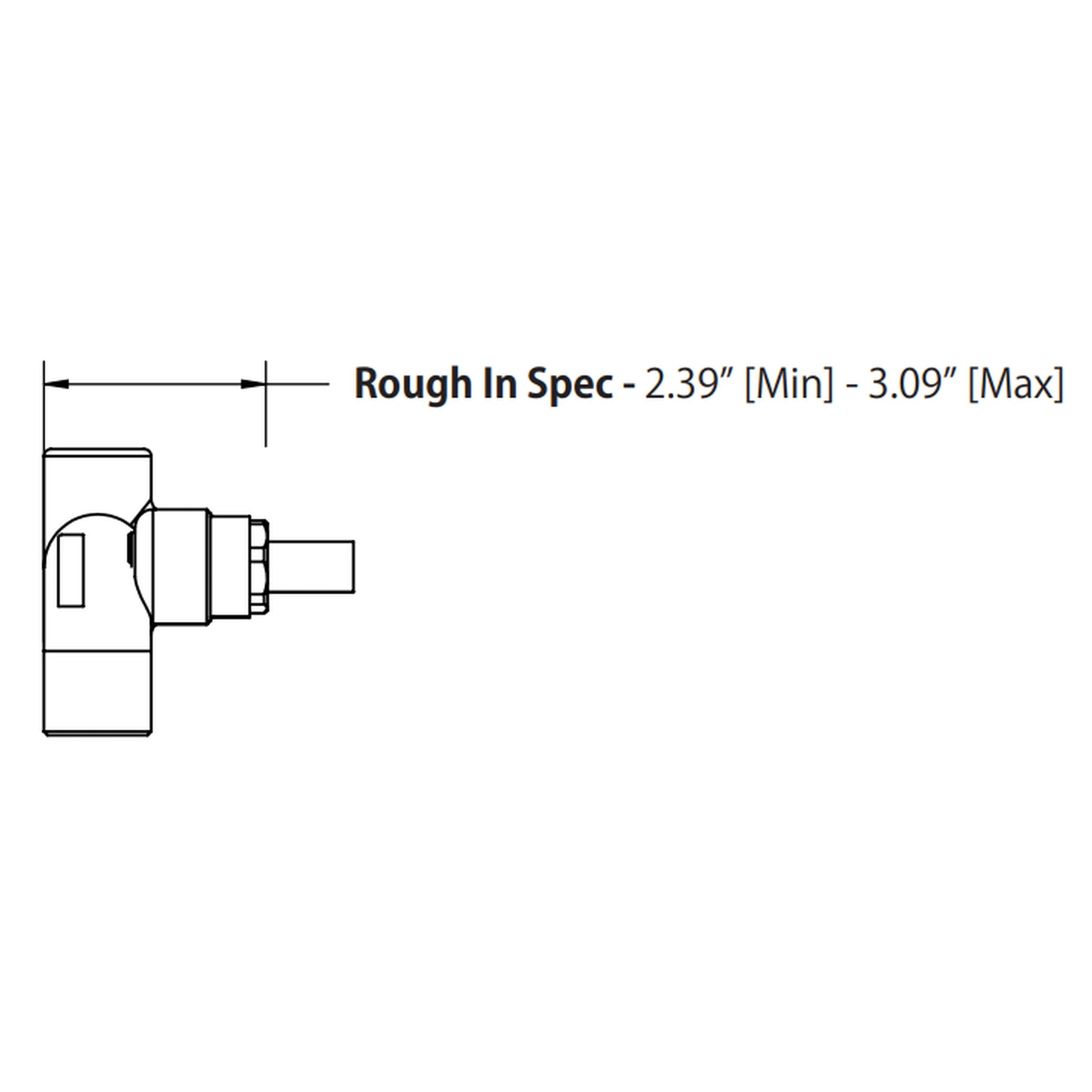 Isenberg Serie 100 8" Three-Hole Chrome Wall-Mounted Bathtub Faucet With 0.50" Rough-In Valve