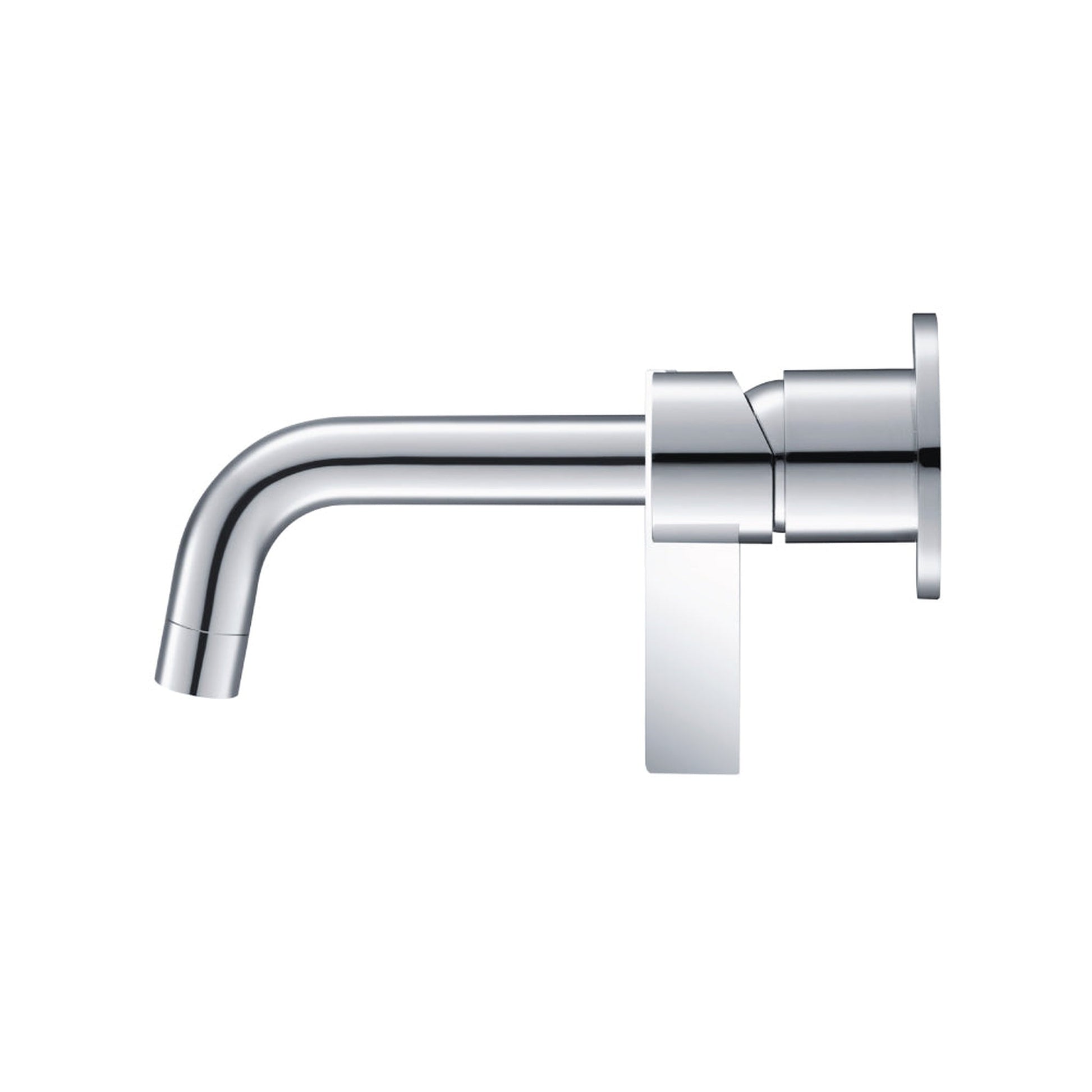 Isenberg Serie 145 4" Two-Hole Chrome Wall-Mounted Bathroom Sink Faucet With Rough-In Valve