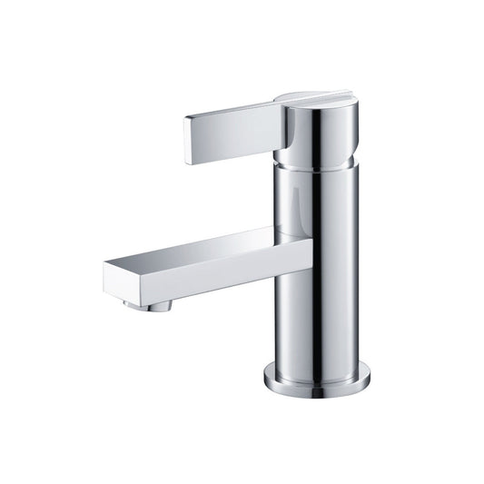 Isenberg Serie 145 6" Single-Hole Chrome Deck-Mounted Bathroom Sink Faucet With Pop-Up Drain