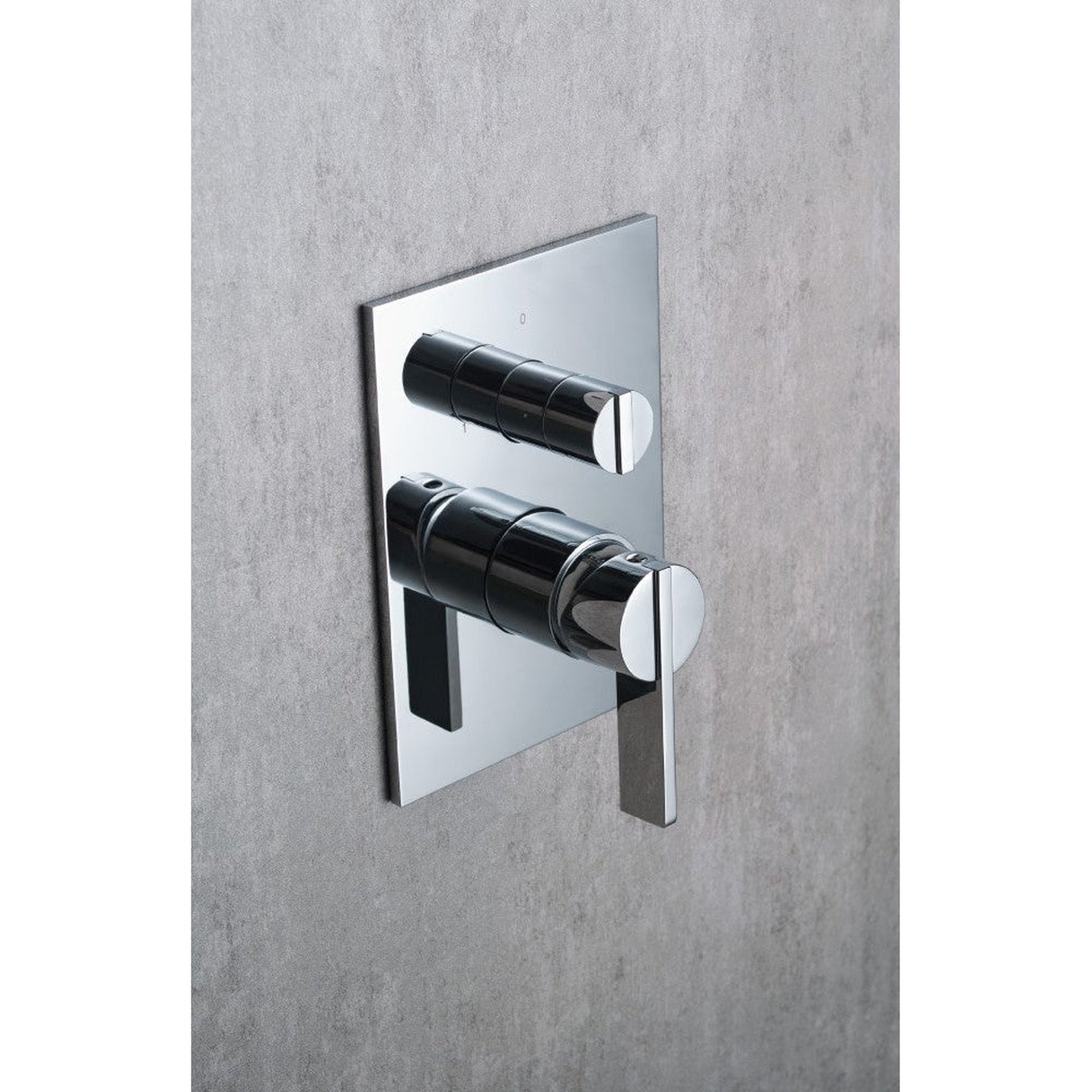 Isenberg Serie 145 8" Chrome Tub / Shower Trim Set With 2-Output Pressure Balance Valve And 2-Way Diverter