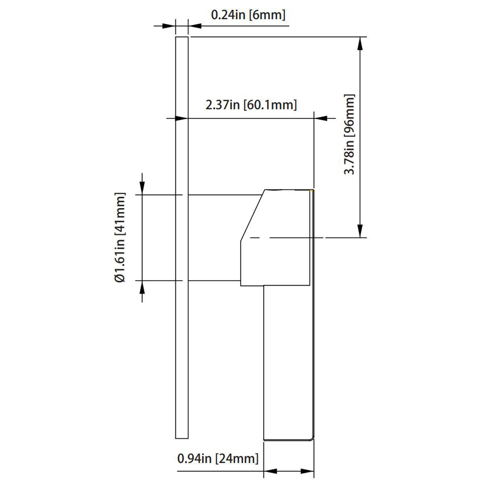 Isenberg Serie 145 Single Output Chrome Wall-Mounted Shower Set With 3-Function ABS Shower Head, Single Handle Shower Trim and 1-Output Single Control Pressure Balance Valve