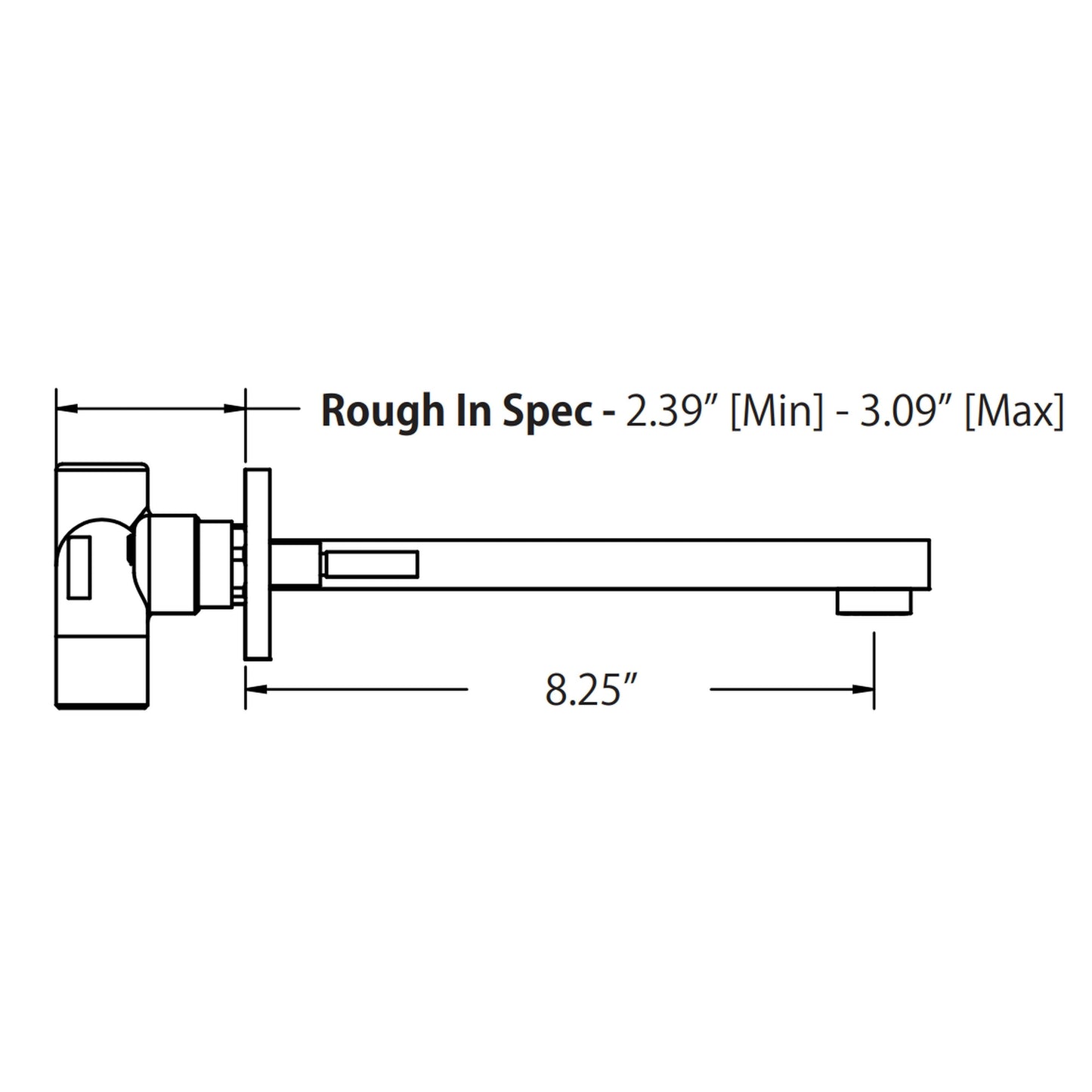 Isenberg Serie 160 10" Three-Hole Brushed Nickel PVD Wall-Mounted Bathtub Faucet With 0.50" Rough-In Valve