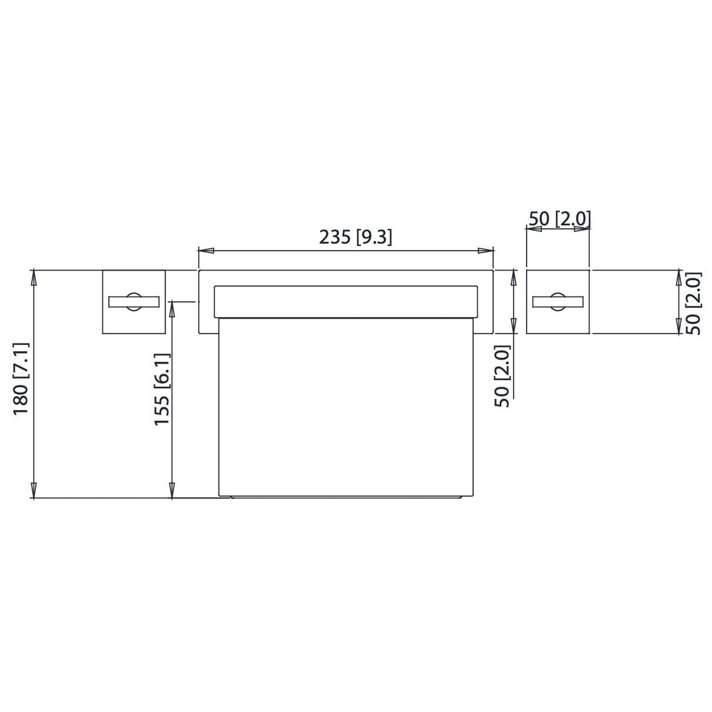 Isenberg Serie 160 13" Three-Hole Brushed Nickel PVD Deck-Mounted Cascade / Sheet Flow Waterfall Roman Bathtub Faucet With Valve Set